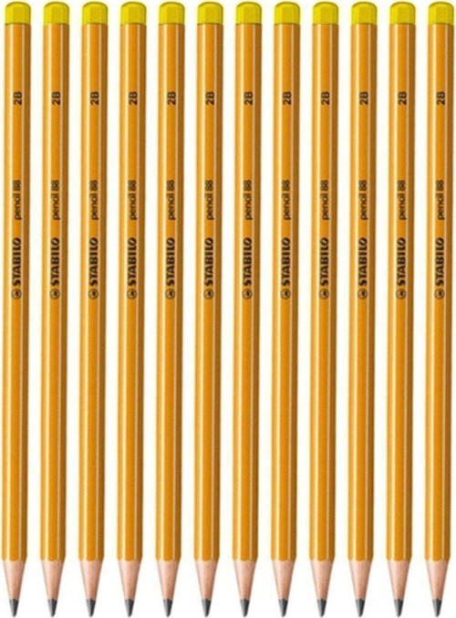 Pencil 88 Sarı Kurşun Kalem 2B 12 Adet