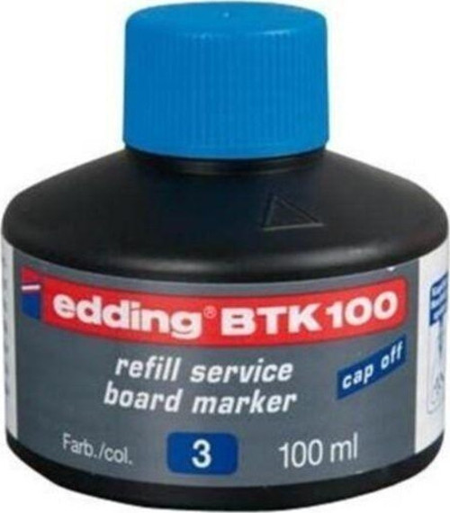 Btk 100 Tahta Kalem Mürekkebi Mavi 100Ml Tkm