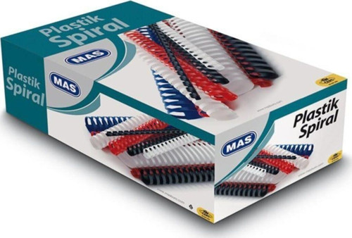 Plastik Spiral 20 Mm Beyaz 100'Lü