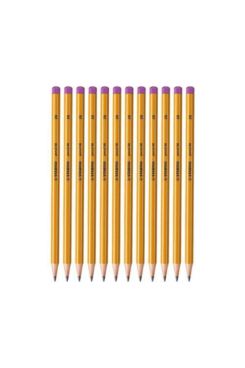 Pencil 88 Pembe Kurşun Kalem 2B 12 Adet