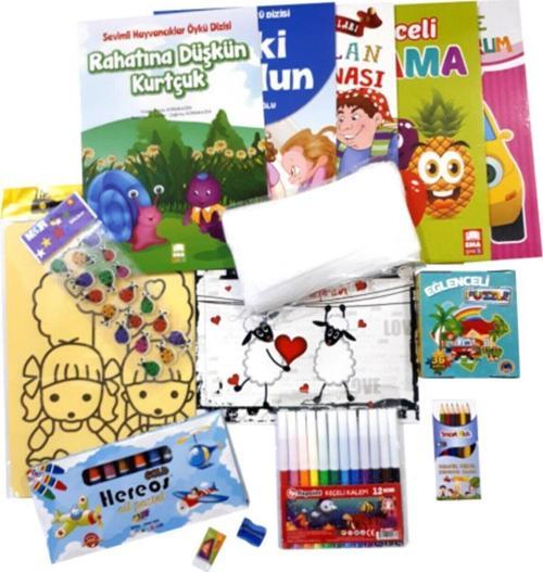 Çocuk Boyama - Okuma Ve Etkinlik Hediye Seti