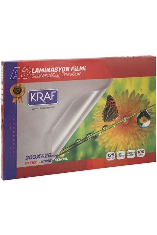 Laminasyon Pres Filmi A3 303X426 Mm 125 Micron 100Lük