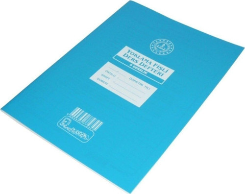 Yoklama Fişli Ders Defteri 8 Derslik Plastik Kapak