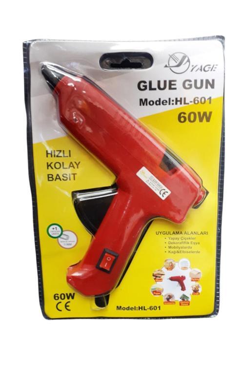 Elektrikli Silikon Tabancası 60W 1 Adet Mum Hediyeli | Renk Için Bize Yazabilirsiniz