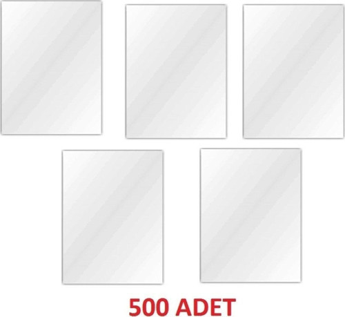 A-4 Pvc Cilt Kapağı 160 Micron Şeffaf 500 'Lü Paket