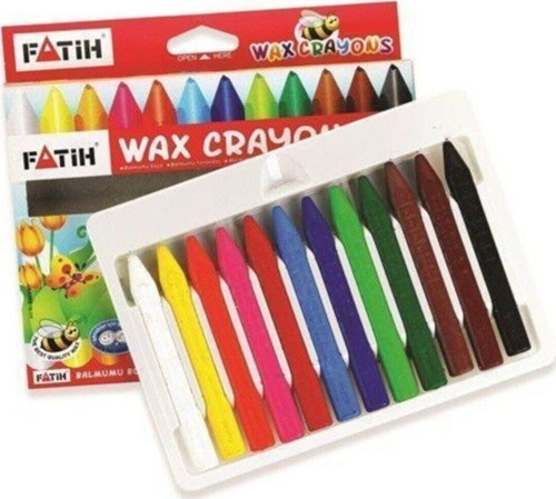 Jumbo Wax Crayon Mum Boya 12 Renk
