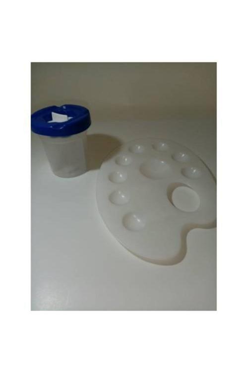 Palet Ve Sulu Boya Kabı