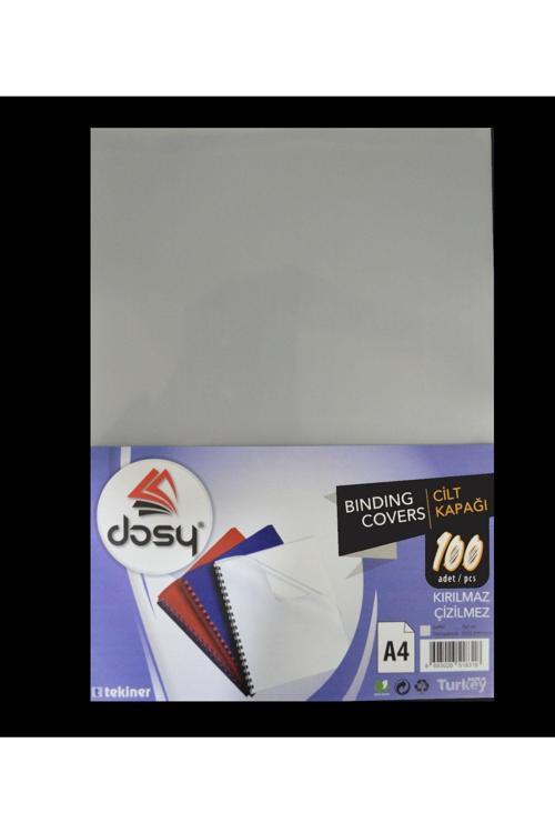 Cilt Kapağı A4 160 Micron 100 Lü Paket Şeffaf