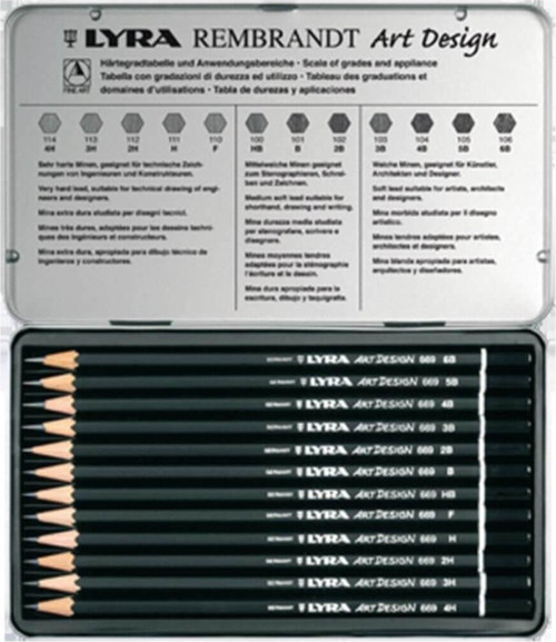 Art Design Dereceli Kalem 12 Renk Metal Karışık L1111120