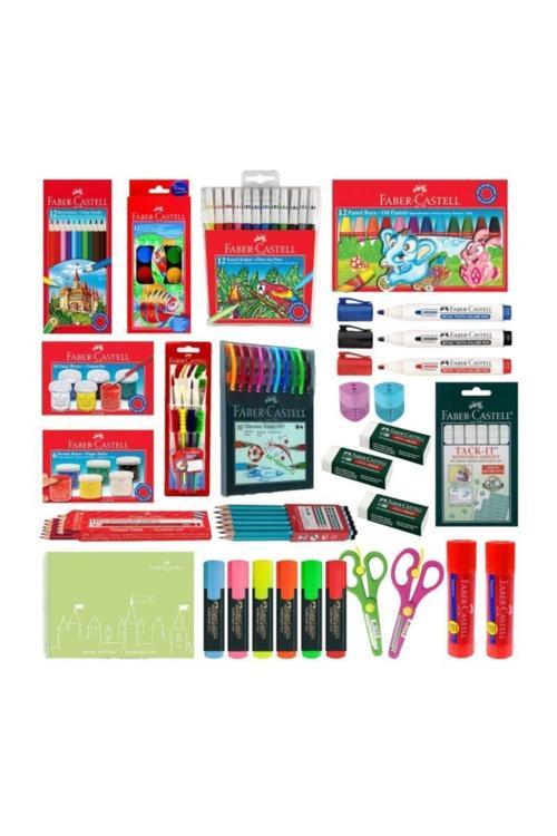 Faber-Castell Okul Ögrenci Kirtasiye Boya Seti Ofisinn-037 K.S
