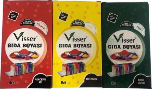Alışveriş Devi Toz Gıda Boyası Seti 3'Lü G.B Gıdaboyası-9