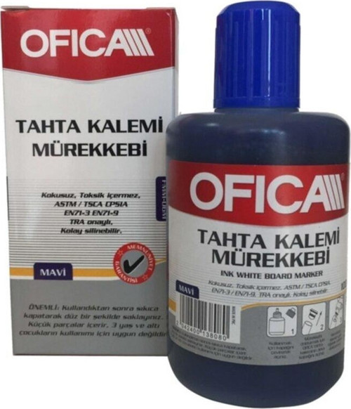 Tahta Kalemi Mürekkebi 100 Ml. Mavi Fmm-06M Tkm