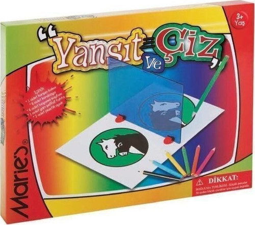 Yansıt Çiz Kuru Boya Çizim Seti