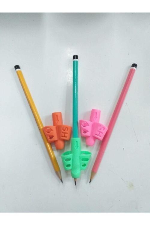 Kolay Kalem Tutma Aparatı Ve Kurşun Kalem 3 Lü Set Bş.K