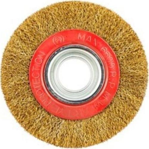 Saçaklı Daire Tel Fırça 200 mm