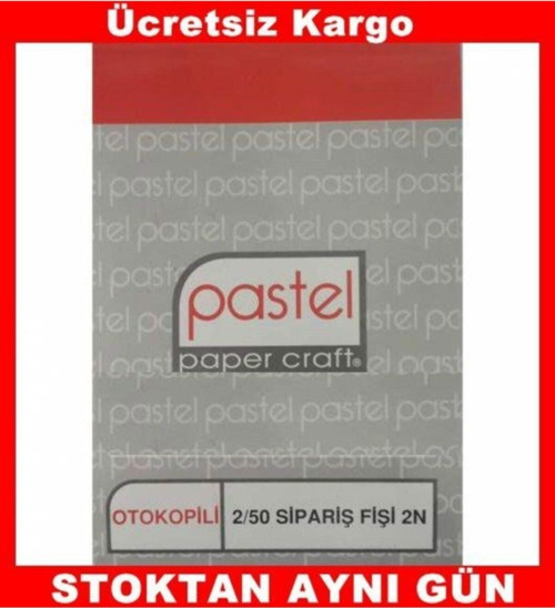 A5 Otokopili Sipariş Fişi 2 Nüsha 12 Adet