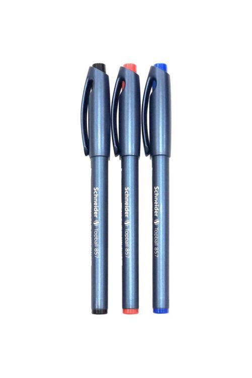 Schneıder Topball 857 0.6 Mm Roller Pilot Kalem 3'Lü Set