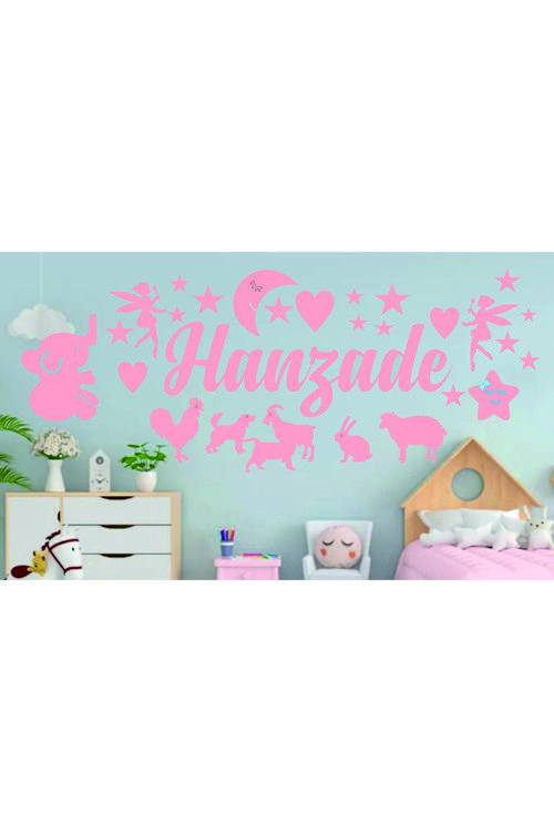 Çocuk Odası Eğitici Duvar Dekor Seti