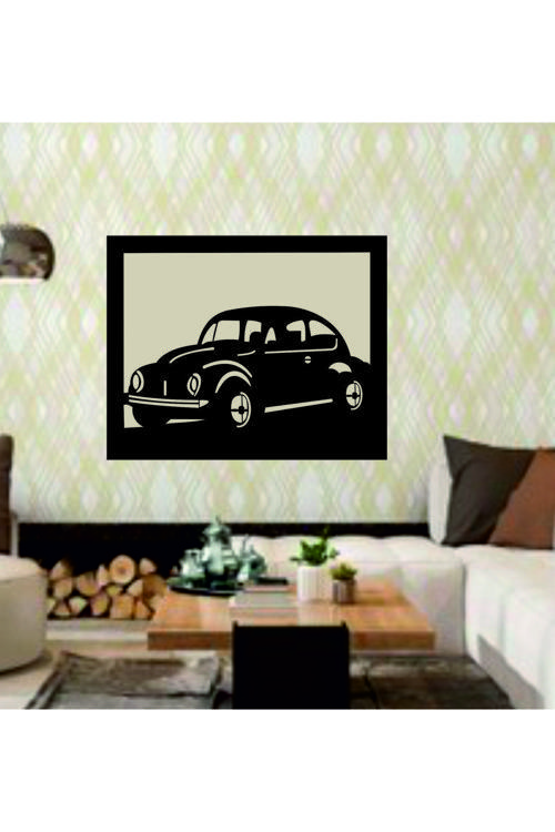 Vos Vos Araba Dekoratif Ahşap Duvar Dekoru