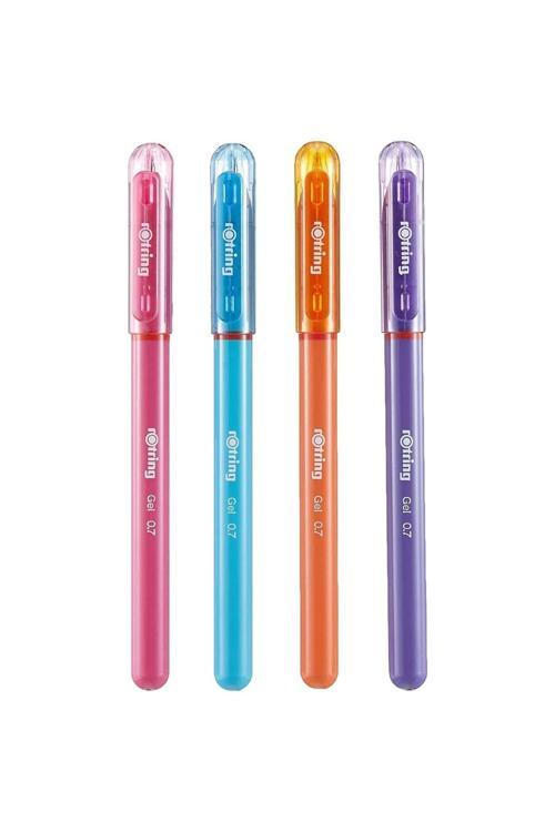 Jel Mürekkepli Kalem 4'Lü Canlı Renkler