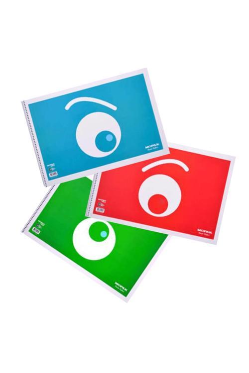 Spiralli Plastik Kapak Resim Defteri 35X50 30 Yp