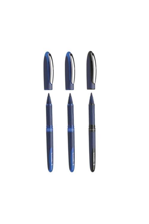 Schneıder One Business 0,6 Mm Roller Imza Kalemi 2 Mavi 1 Siyah