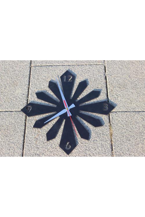 Rüzgar Dekoratif Ahşap Duvar Saati