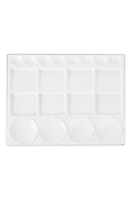 Rp 103 25X33 Profesyonel Godeli Dikdörtgen Resim Paleti Beyaz