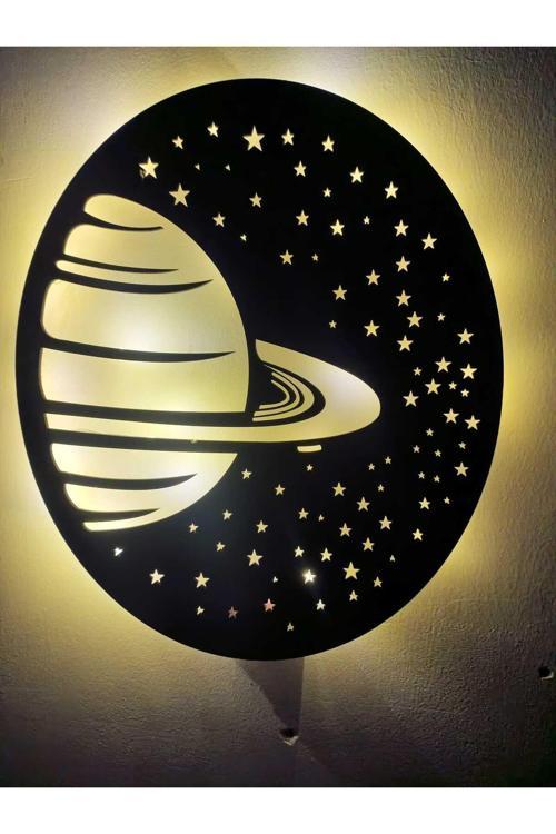 Peri Led'Li Gün Işıklı Uzay Dekorlu Çocuk - Genç Odası Gece Lambası