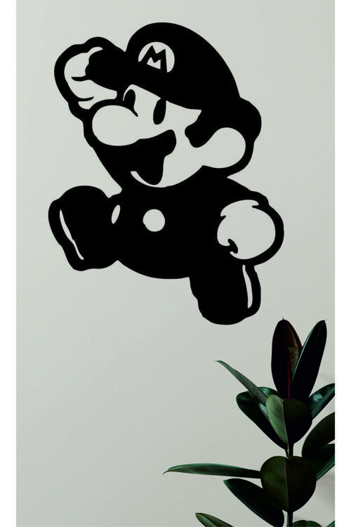 Süper Mario Dekoratif Ahşap Duvar Aksesuarı