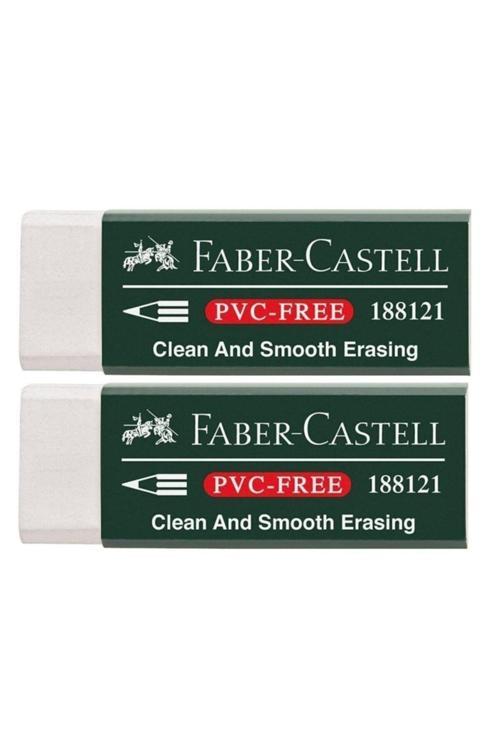 Faber-Castell Pvc Free No:20 Büyük Boy Beyaz Silgi 2 Li