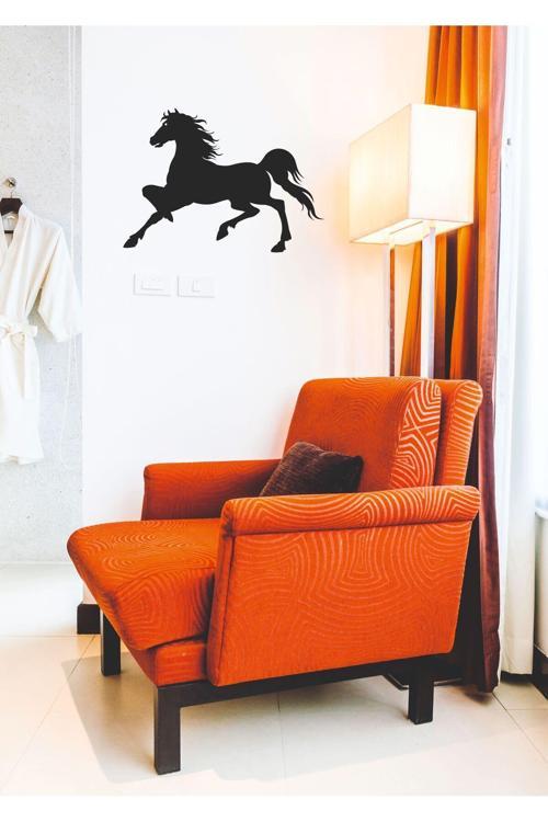 Tek At Dekoratif Ahşap Duvar Dekoru