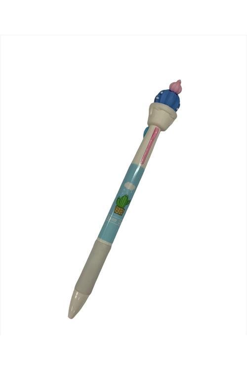 3'Lü Tükenmez Kalem Kaktüslü