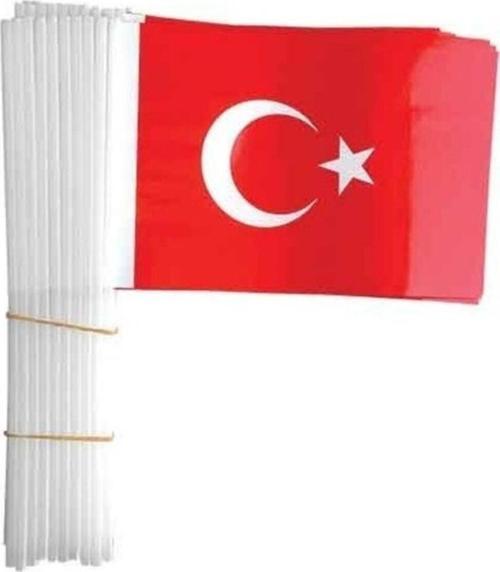 Vatan Çıtalı Kağıt Türk Bayrağı 50 Li
