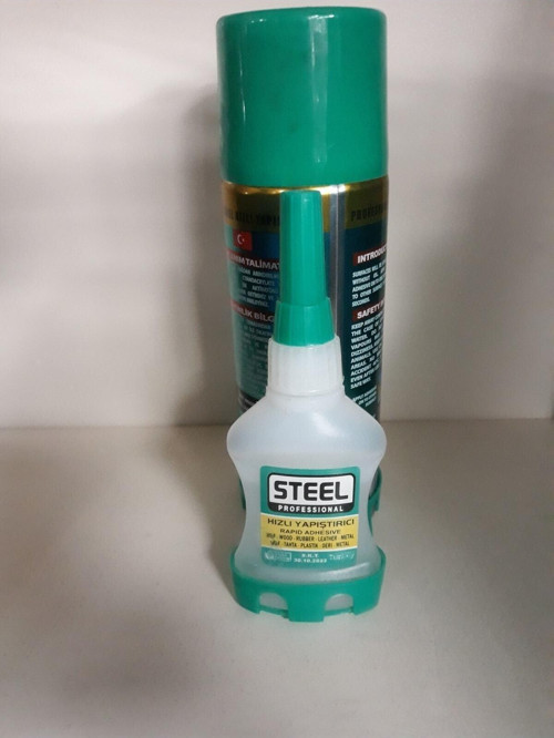 2 Li Hızlı Yapıştırıcı Steel 200 Ml