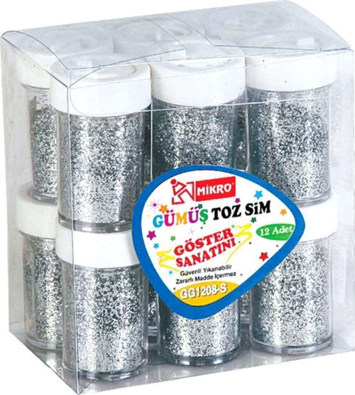 Gg-1208S Toz Sim Gümüş 12 Li (1 Paket 12 Tüp) Bsp - Ortaokul