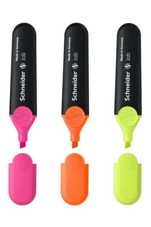 Schneıder 150 Job Fosforlu Kalem 1503 En Çok Kullanılan 3 Renk Doldurulabilir