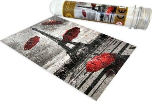 99 Parça Eyfel Kulesi Ve Uçuşan Şemsiyeler Mikro Puzzle /