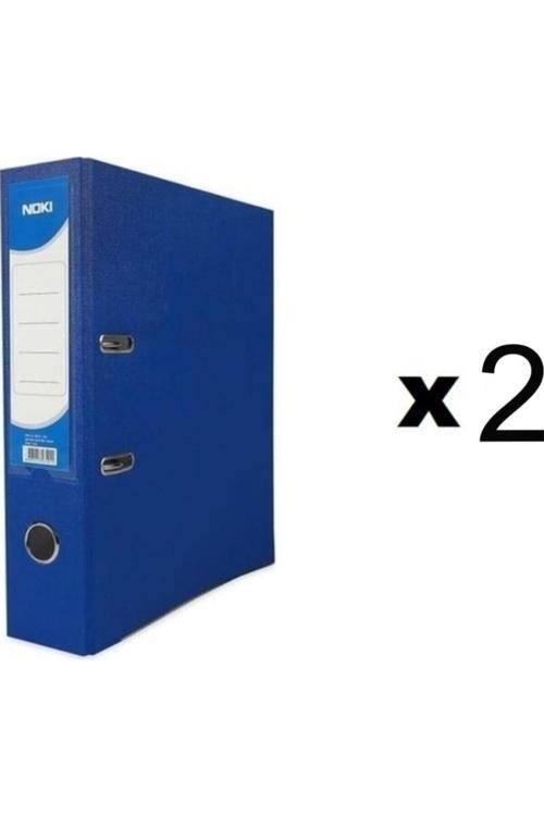 Geniş Plastik Büro Klasörü Mavi 2'Li