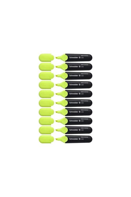 Schneıder 150 Job Sarı Fosforlu Kalem 10 Adet