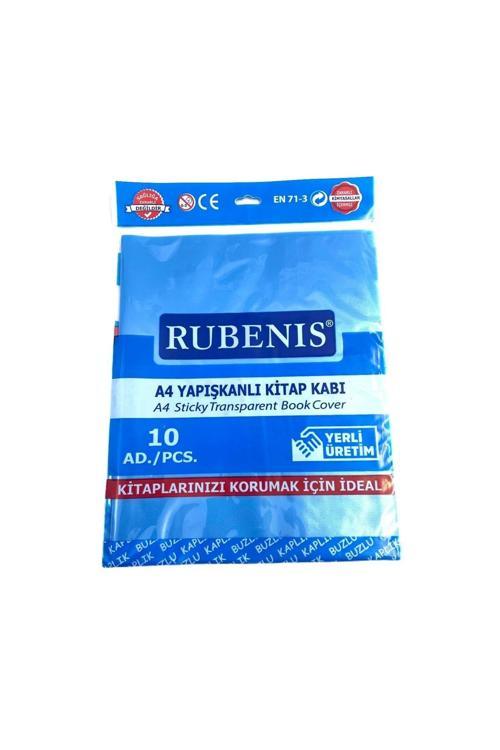 A4 Yapışkanlı Buzlu Şeffaf Kitap Kabı 10'Lu Farklı Renk Seçenekleriyle