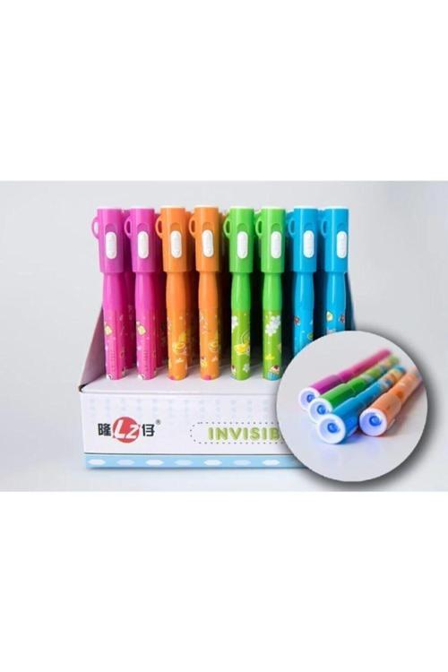 Görünmez Kalem Ayıcık Desenli 3 Adet & 3 Ayrı Renk