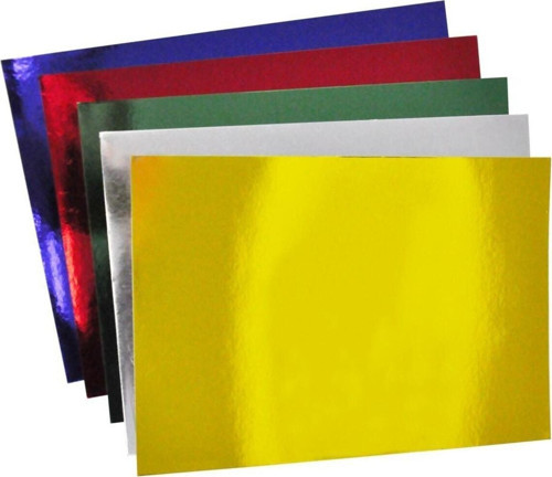 Aynalı Metalize Fon Kartonu Karışık 50 X70 Cm 10 Adet