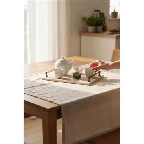 Traverten Rustik 30x20 cm Tepsi