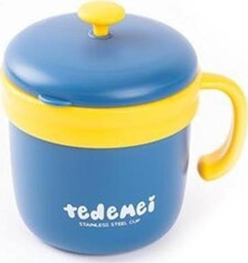 Tedemeı Paslanmaz Çelik Yuvarlak Yemek Taşıma Kabı 260ml