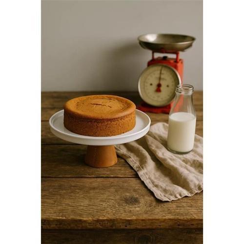 Porselen Ahşap Ayaklı 25 Cm Sunumluk