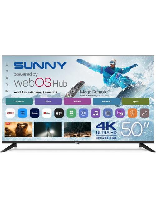 TV SN50UPRL-W02M 50 İNÇ WEBOS 4K SMART ULTRA HD LED TV