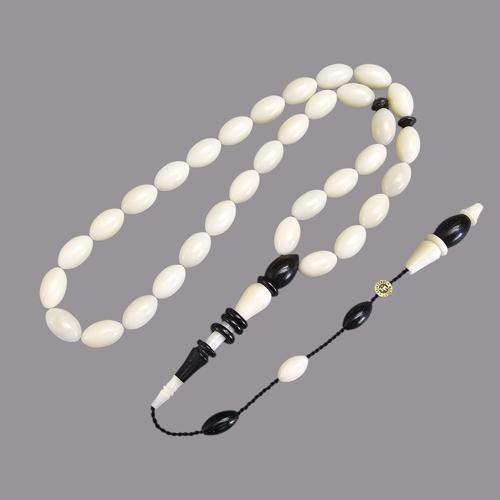 Abanoz Ağacı Kombinli Halkalı Narçıl Tesbih Lt1405