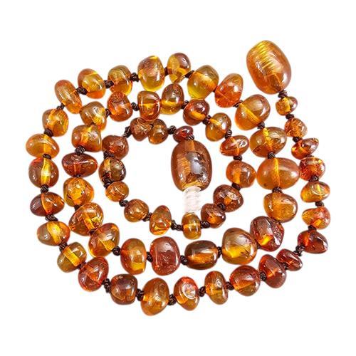 Damla Kehribar Bebek Kolyesi Lt1412