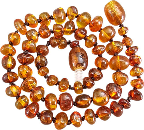Damla Kehribar Bebek Kolyesi Lt1412